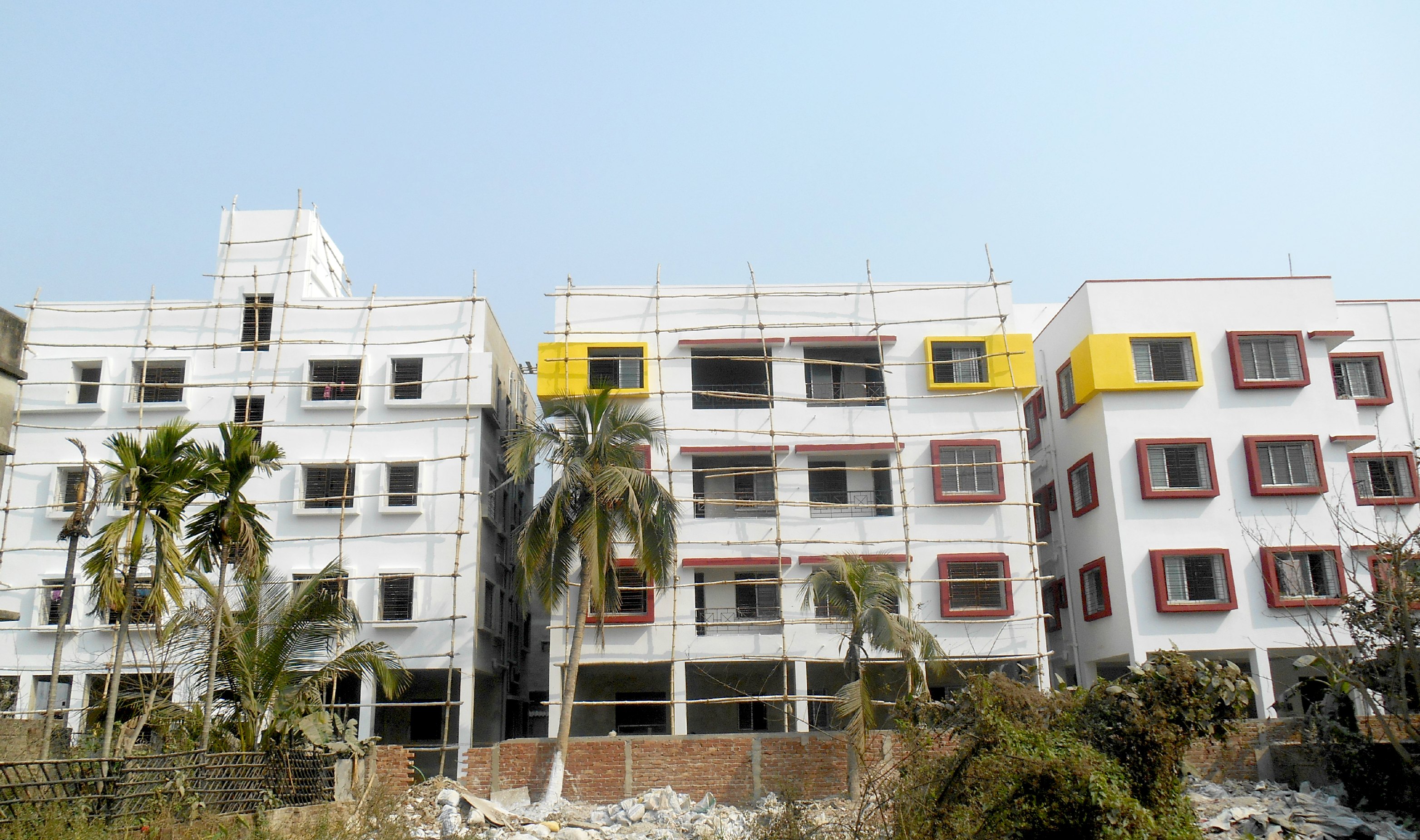 Underconstruction of Bishnu Garden Projects of Pabitra Group of Companies